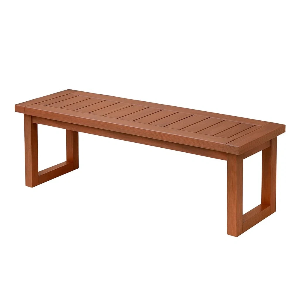 Holzbank rechteckig 120cm x 40cm x 45cm