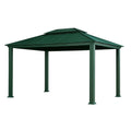 Metall Gartenpavillon Grün 300x400 cm