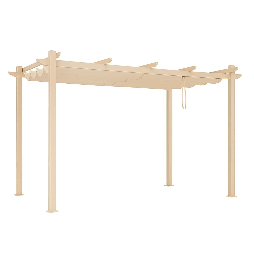 Pergola Aluminium Beige 3x4m