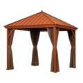 Pavillon Aluminium Braun 300x300x250 cm