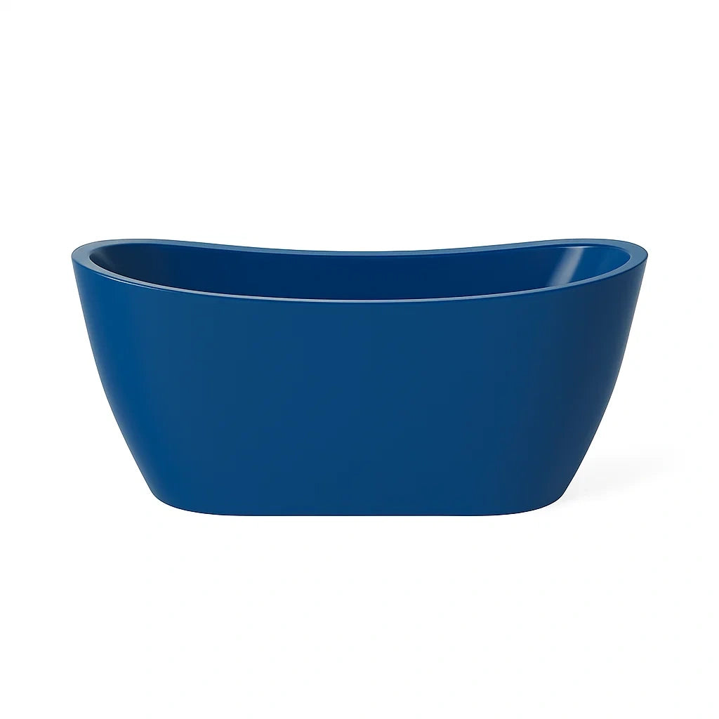 Freistehende Badewanne aus Acryl Blau 170 cm